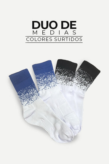 Medias Tobillera Degradada Hombre x 2