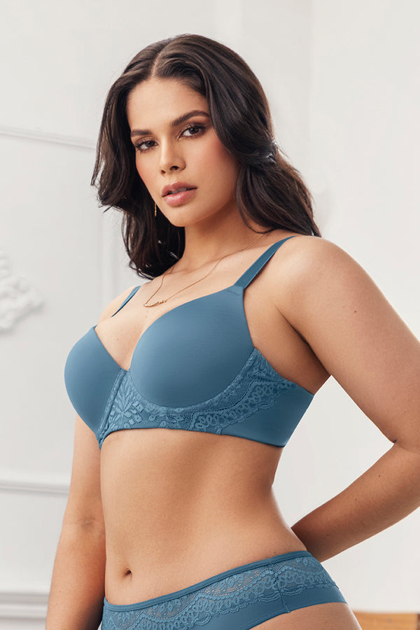 Brasier Lycra Y Encaje