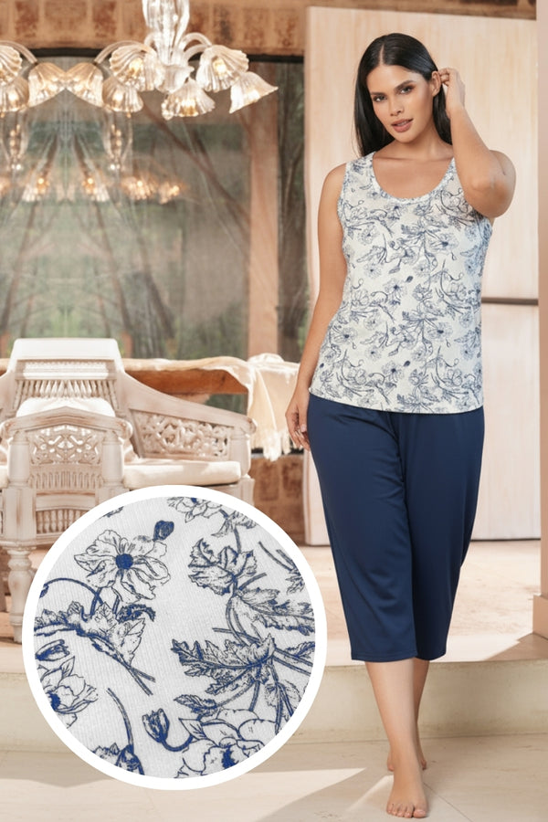 Pijama Capri Estampado