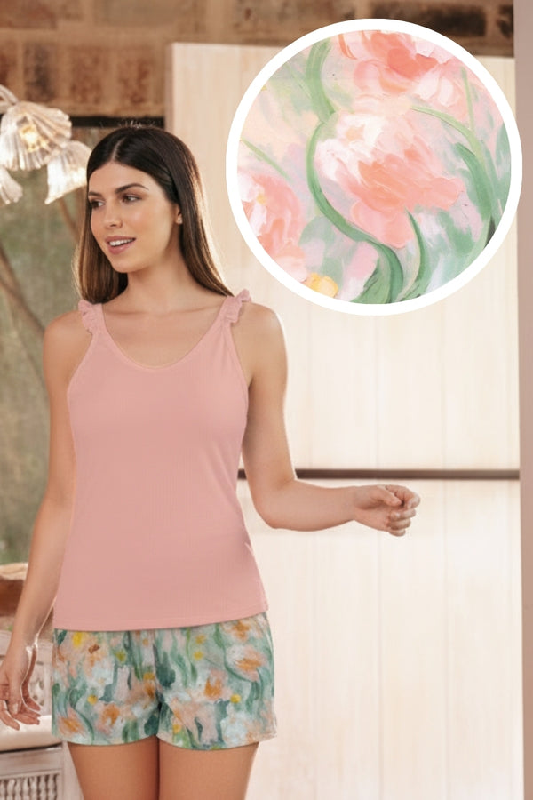 Pijama Short Estampado